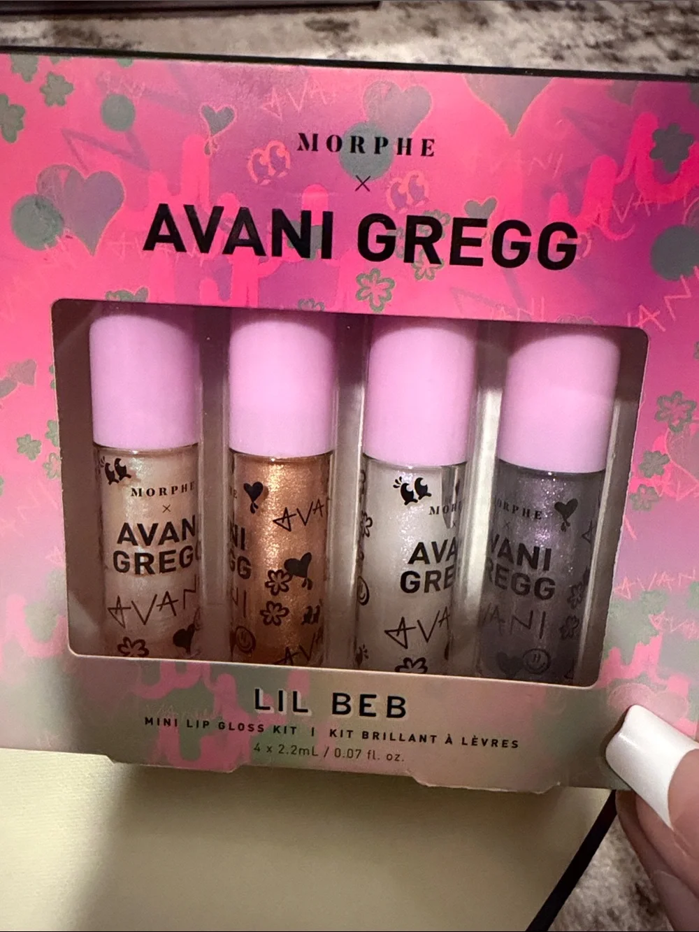 Morphe x Avani Gregg Lil Beb Mini Lip Gloss Kit — Pink Shades
